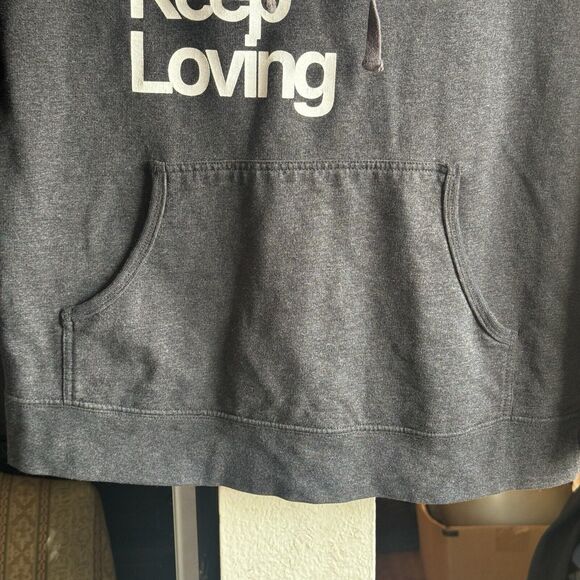 GLMR KLLS Womens Size Large Graphic Print Gray Hoodie Sweatshirt Back To School - Picture 7 of 15